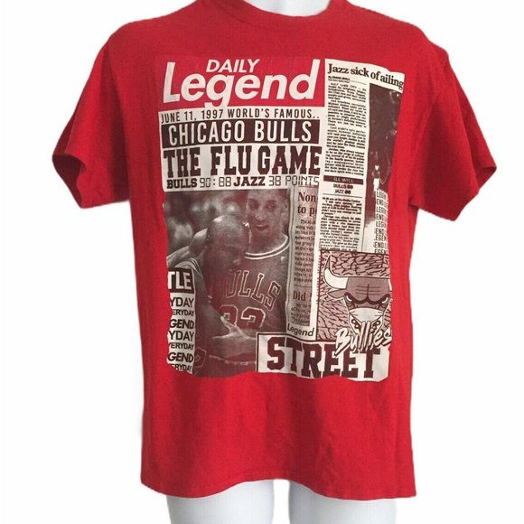 3FORTY INC Chicago Bulls Utah Jazz T SHIRT - Picture 1 of 9